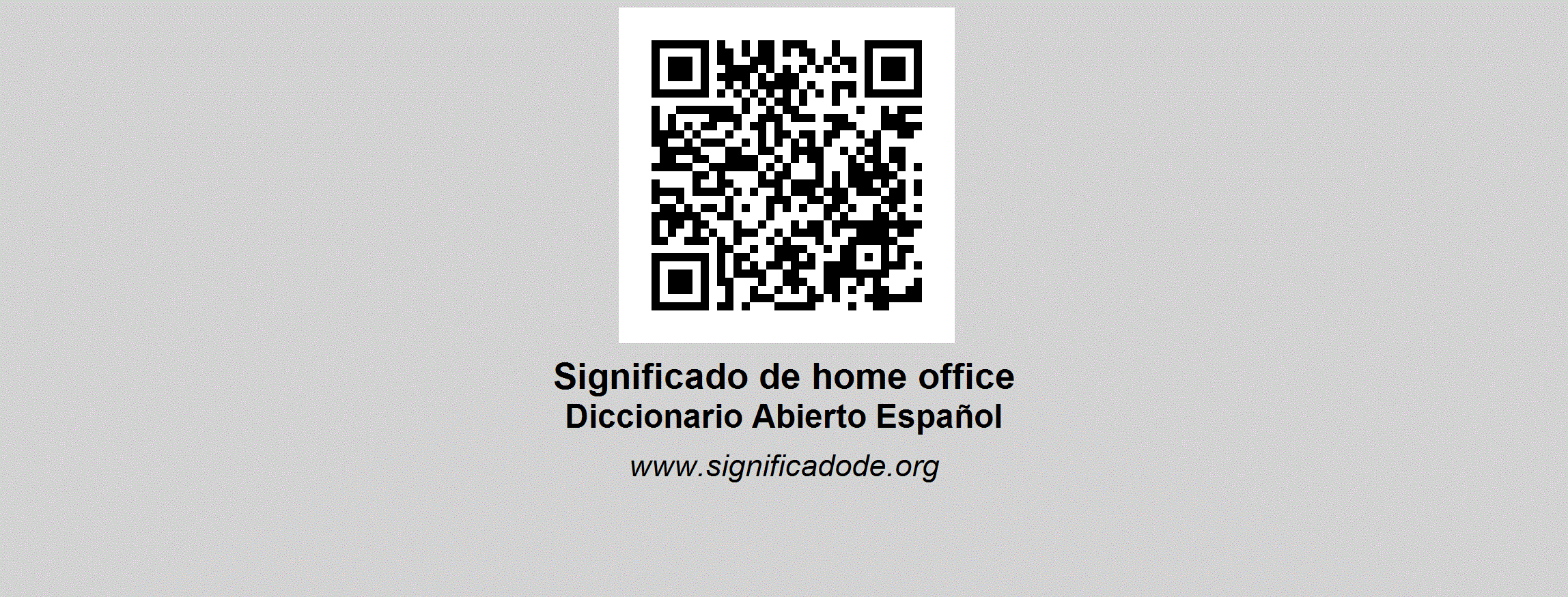 HOME OFFICE - Diccionario Abierto de Español
