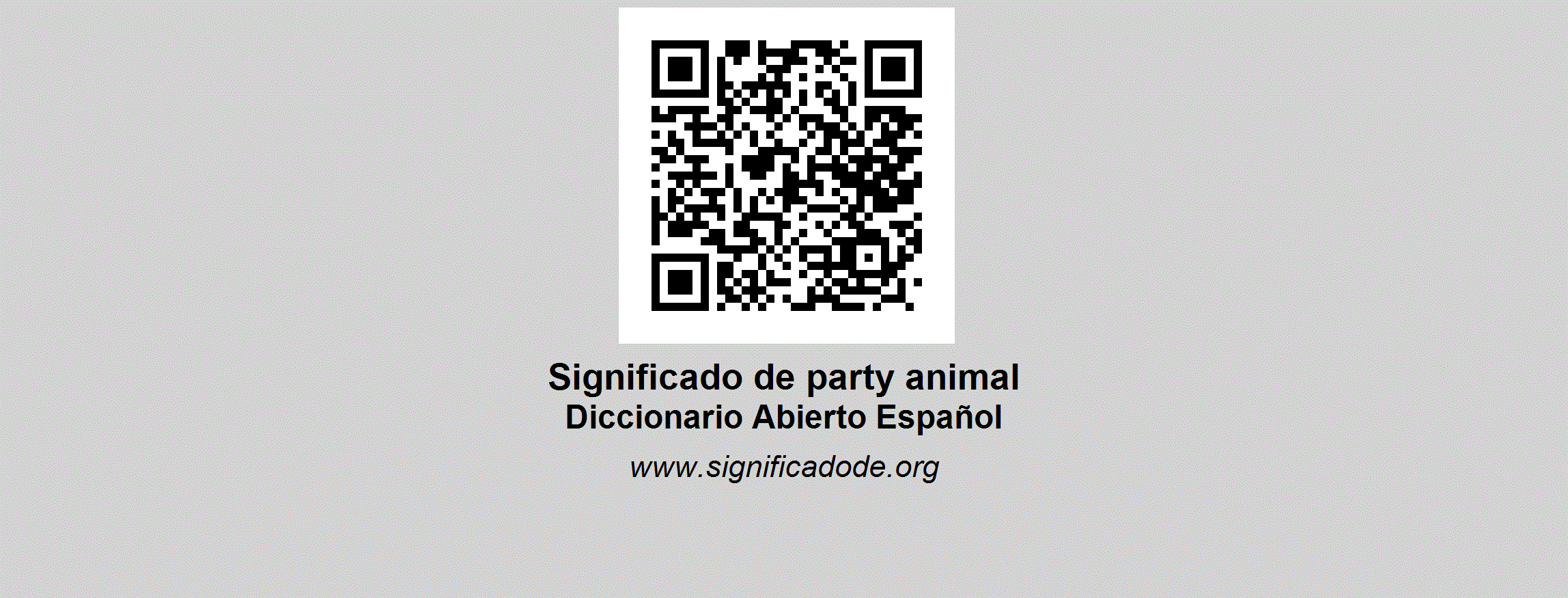 PARTY ANIMAL - Diccionario Abierto de Español