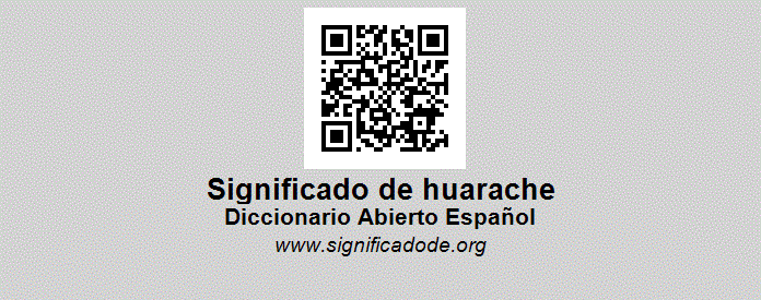 HUARACHE - Diccionario Abierto de Español